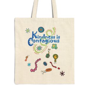 Kindness is Contagious Tote Bag - Natural