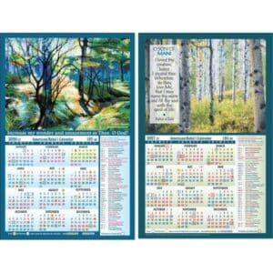 26/27 2-year American/Baha'i Wall Calendar