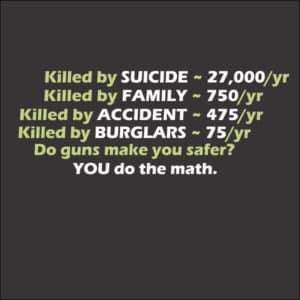 Do the Math on Gun Deaths T-shirt