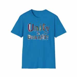 Unity in Diversity T-Shirt - Sapphire
