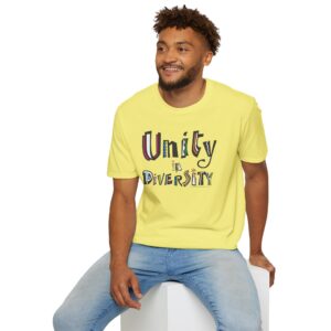 Unity in Diversity T-Shirt - Cornsilk