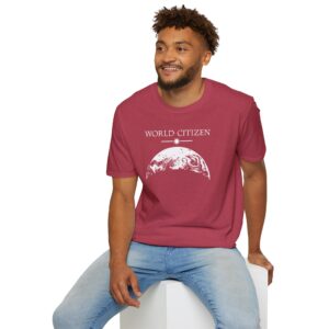 World Citizen T-Shirt - Heather Cardinal