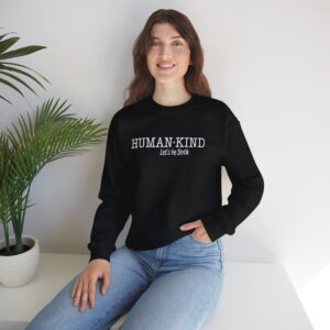 Human*Kind – Let’s be both Sweatshirt - Black