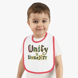 Unity in Diversity baby big with red trim