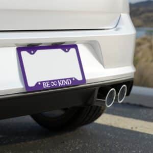 Be “Infinitely” Kind Metal License Plate Frame