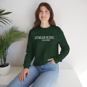Human*Kind – Let’s be both Sweatshirt - Forest Green