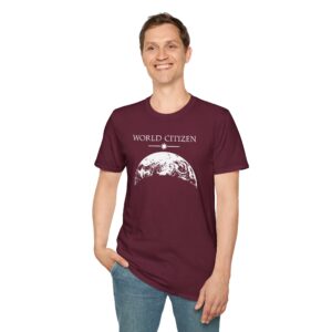 World Citizen T-Shirt - Maroon
