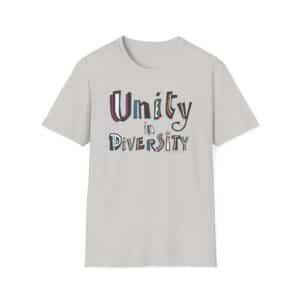 Unity in Diversity T-Shirt - Ice Grey