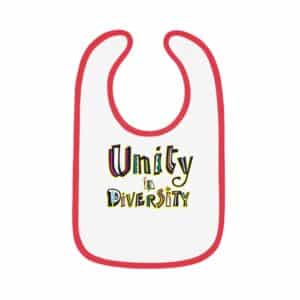 Unity in Diversity baby big with red trim