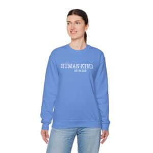 Human*Kind – Let’s be both Sweatshirt - Carolina Blue