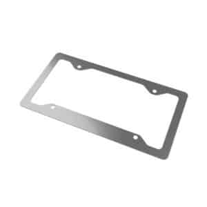 Metal License Plate Frame - back