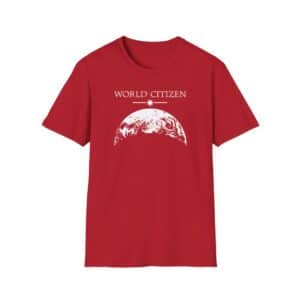 World Citizen T-Shirt - Cherry Red