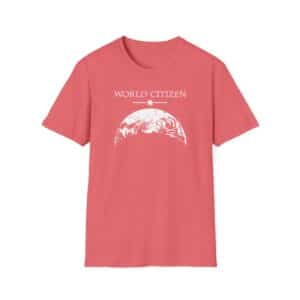 World Citizen T-Shirt - Coral Silk