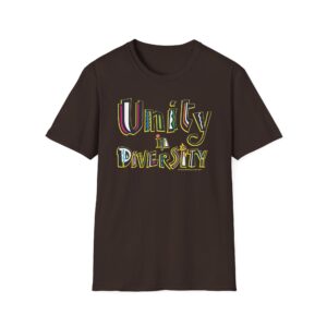 Unity in Diversity T-Shirt - Dark Chocolate