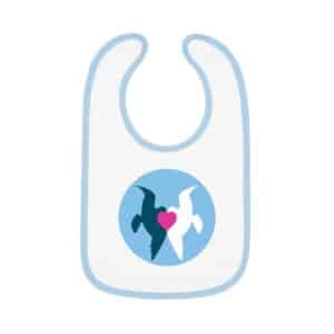 United Doves classic design Baby Bib