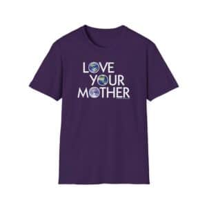 Love Your Mother T-Shirt in Purple