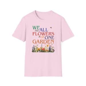 Flowers of One Garden T-Shirt - Light Pink