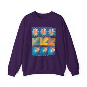 Colors of One Quilt Sweatshirt - Purple