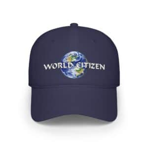 Full Color World Citizen Baseball Cap in Dark Navy