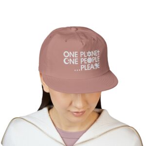 One Planet, One People …Please Cap - Hazy Pink