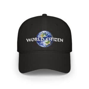 Full Color World Citizen Baseball Cap - Black
