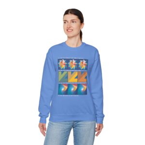 Colors of One Quilt Sweatshirt - Carolina Blue