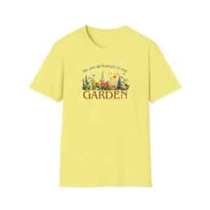 Flowers of One Garden T-Shirt - Cornsilk