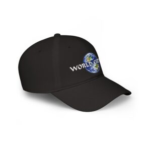 Full Color World Citizen Baseball Cap - Black