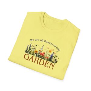 Flowers of One Garden T-Shirt - Cornsilk