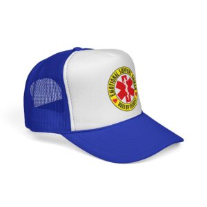 Emotional Support Human Cap - in Royal/White/Royal