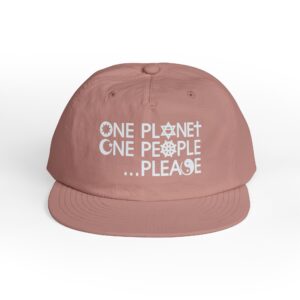 One Planet, One People …Please Cap - Hazy Pink