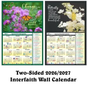 Interfaith Calendar for 2026-2027
