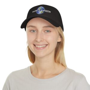 Full Color World Citizen Baseball Cap - Black