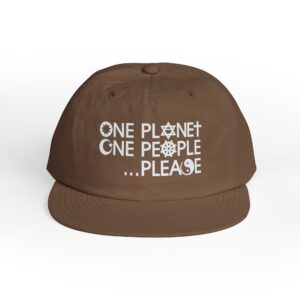 One Planet, One People …Please Cap - Walnut