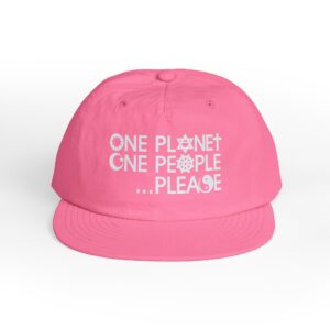 One Planet, One People …Please Cap - Charity Pink
