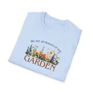 Flowers of One Garden T-Shirt - Light Blue