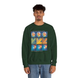Colors of One Quilt Sweatshirt - Forest Green