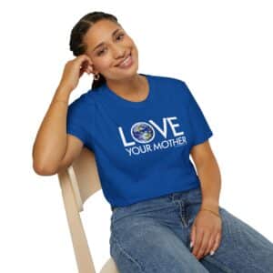 Love Your Mother T-Shirt in Royal