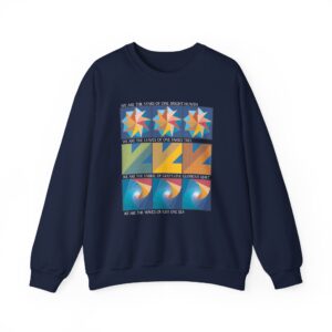 Colors of One Quilt Sweatshirt - Navy