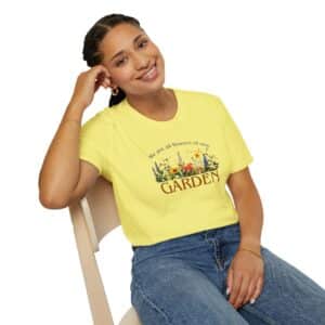 Flowers of One Garden T-Shirt - Cornsilk
