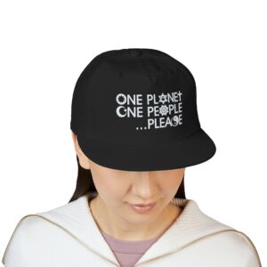 One Planet, One People …Please Cap - Black