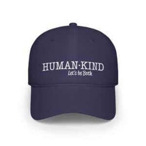 Human*Kind – Let’s be both – Low Profile Cap - Dark Navy