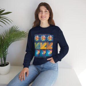 Colors of One Quilt Sweatshirt - Navy