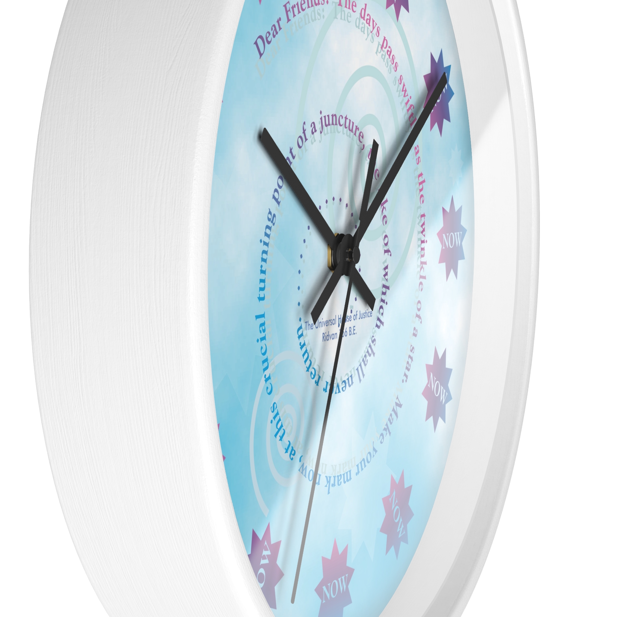 The Time to Act Is Always NOW Wall Clock - Image 5