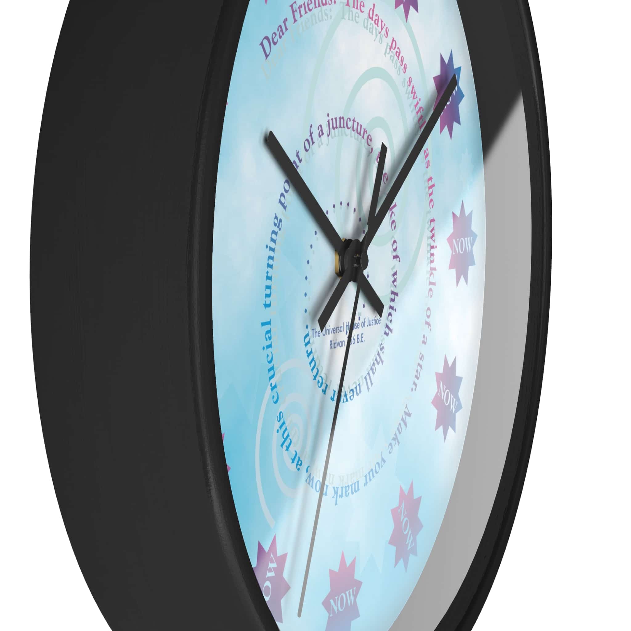 The Time to Act Is Always NOW Wall Clock - Image 2