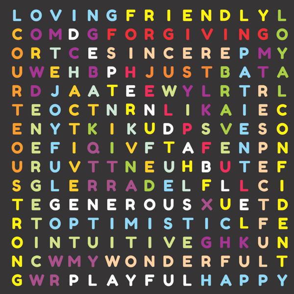 Color Coded Solution - this is NOT how it looks on the shirt