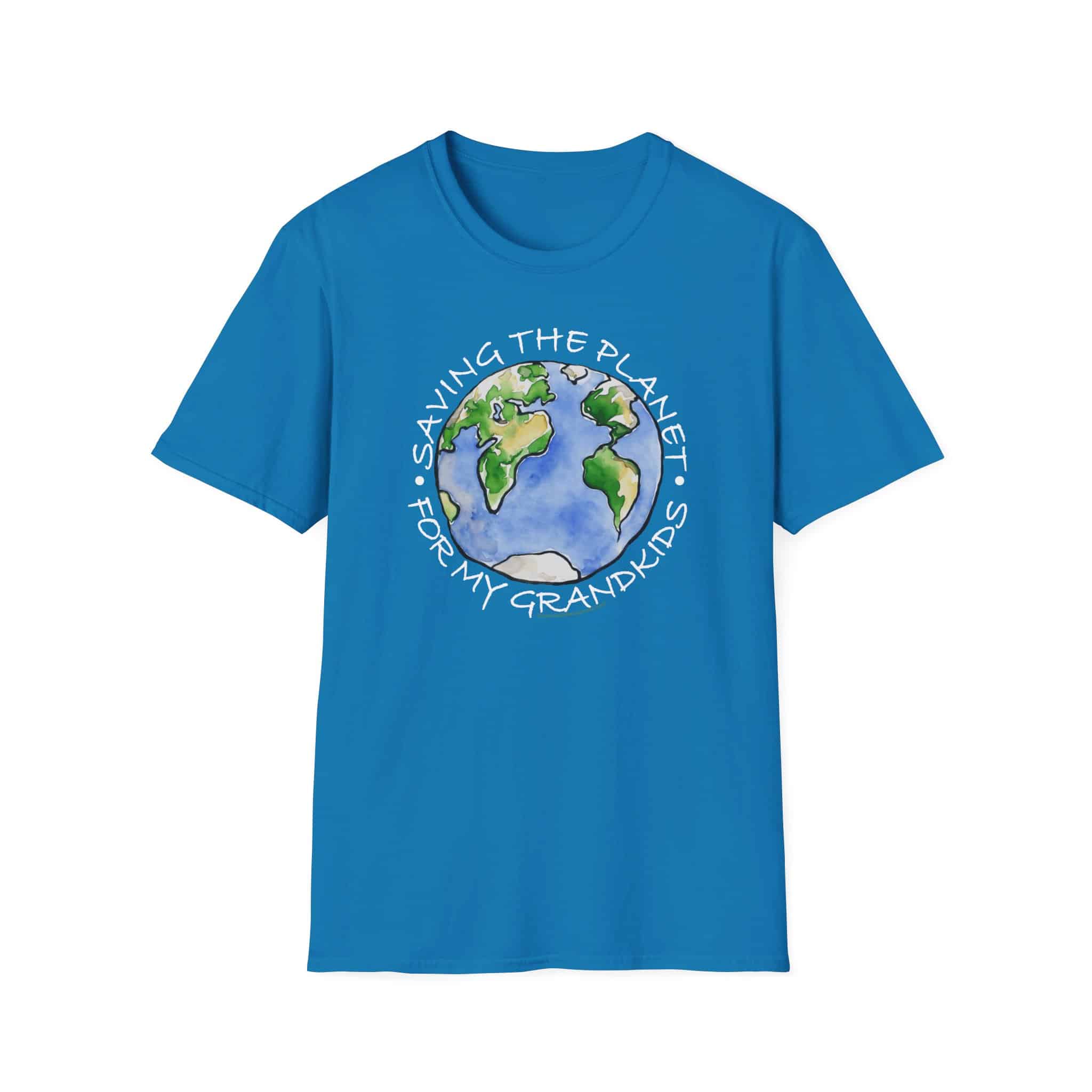 "Saving the Planet for My Grandkids" T-Shirt for Globally Conscious Grandparents - Image 10