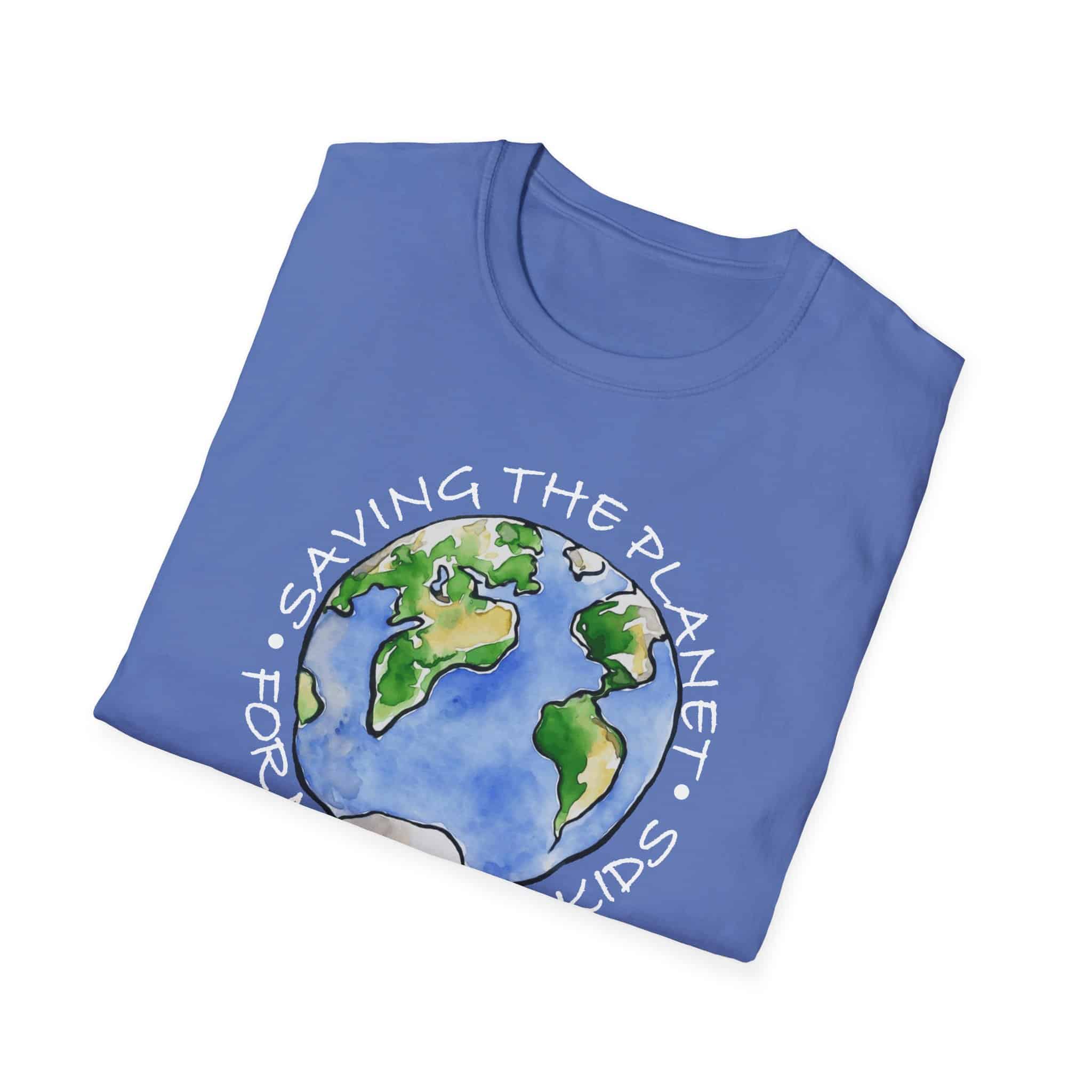 "Saving the Planet for My Grandkids" T-Shirt for Globally Conscious Grandparents - Image 8