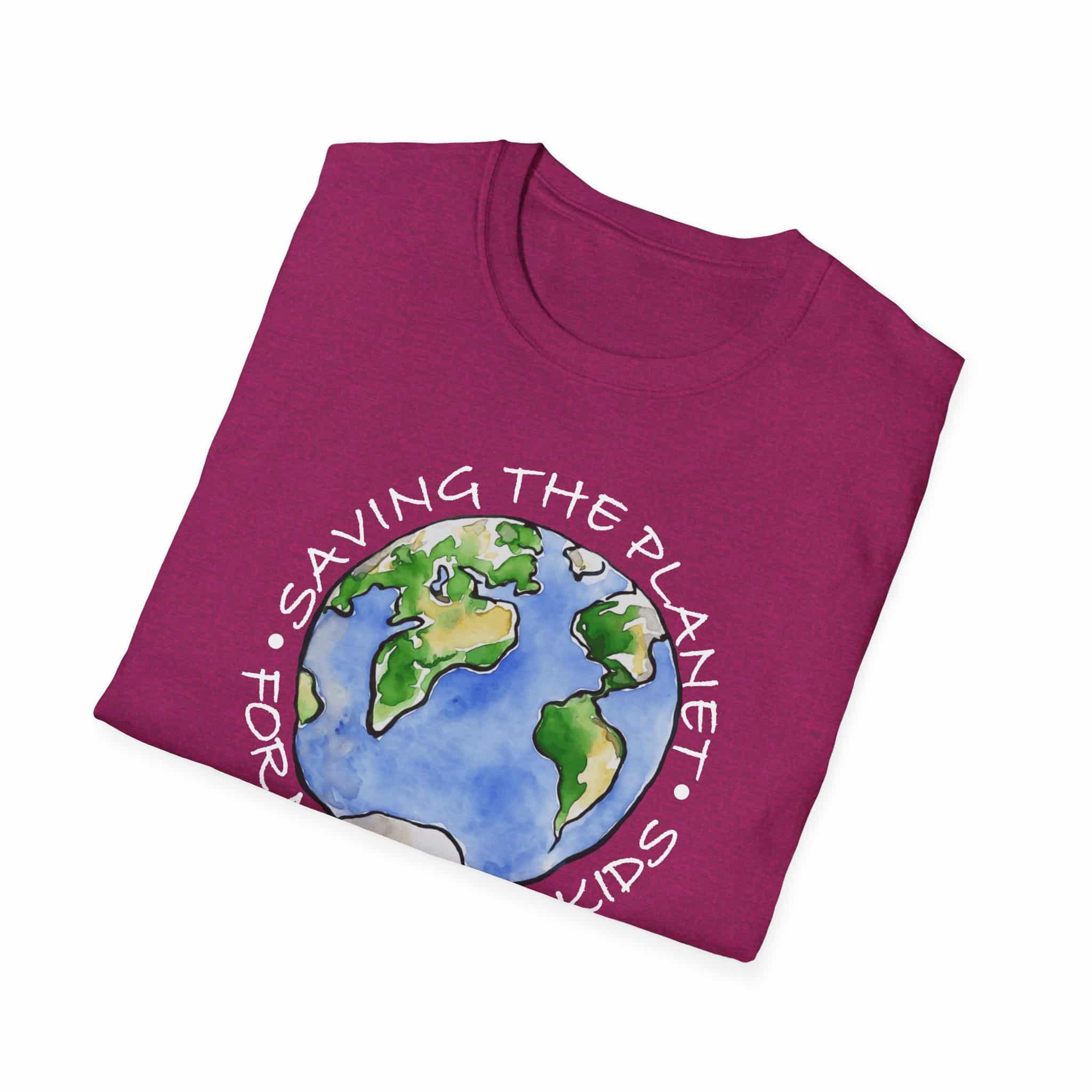 "Saving the Planet for My Grandkids" T-Shirt for Globally Conscious Grandparents - Image 2