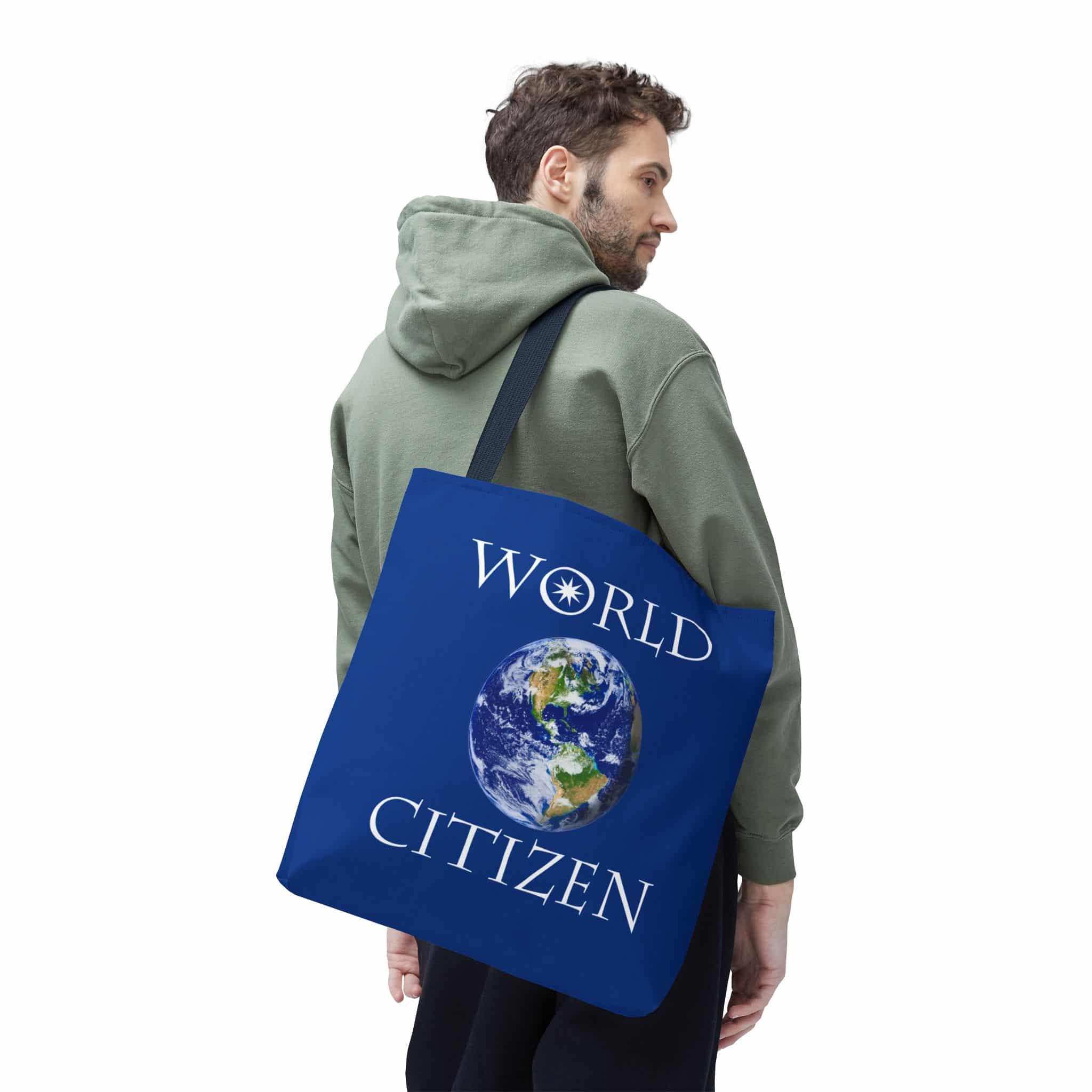 World Citizen/My Home 2-sided Tote Bag in 3 sizes - Image 7